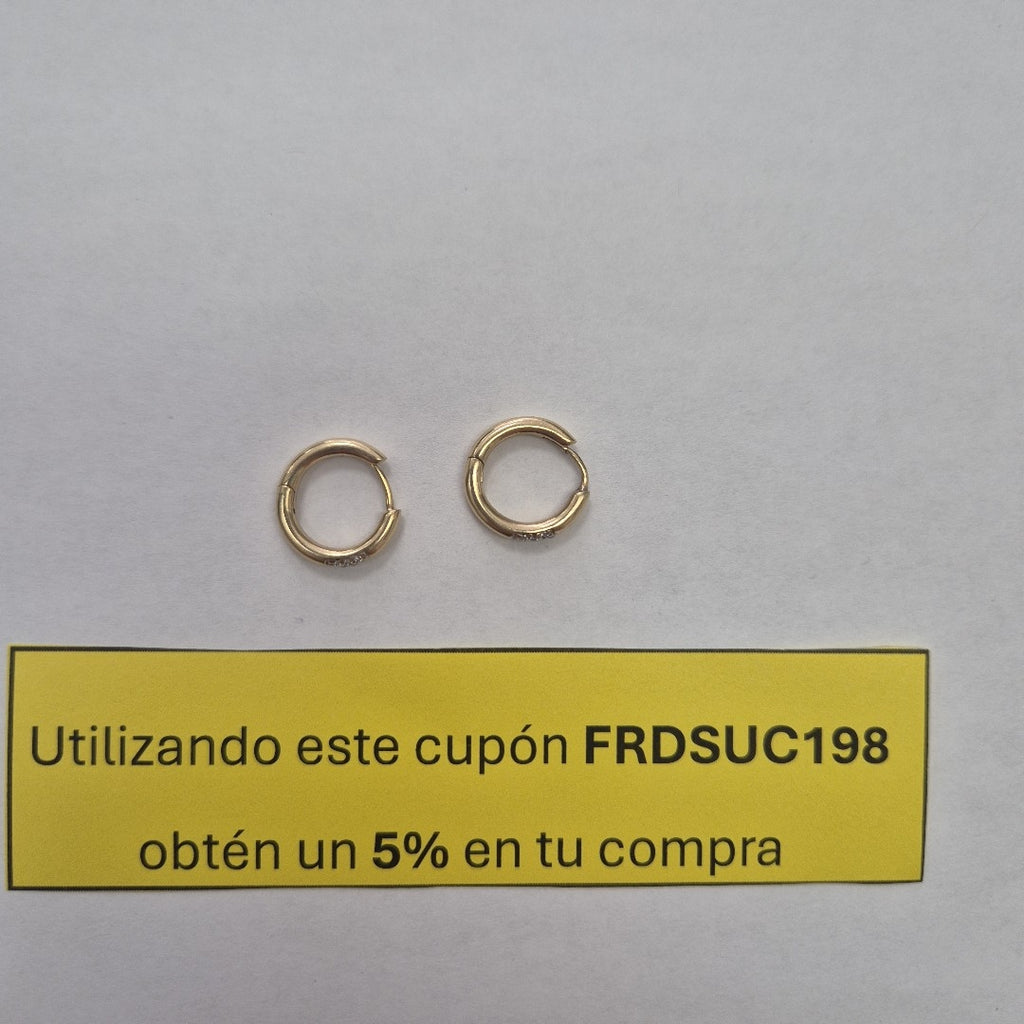 ARRACADAS PAR ORO 10 K 4,30 GRMS (SEMINUEVO)
