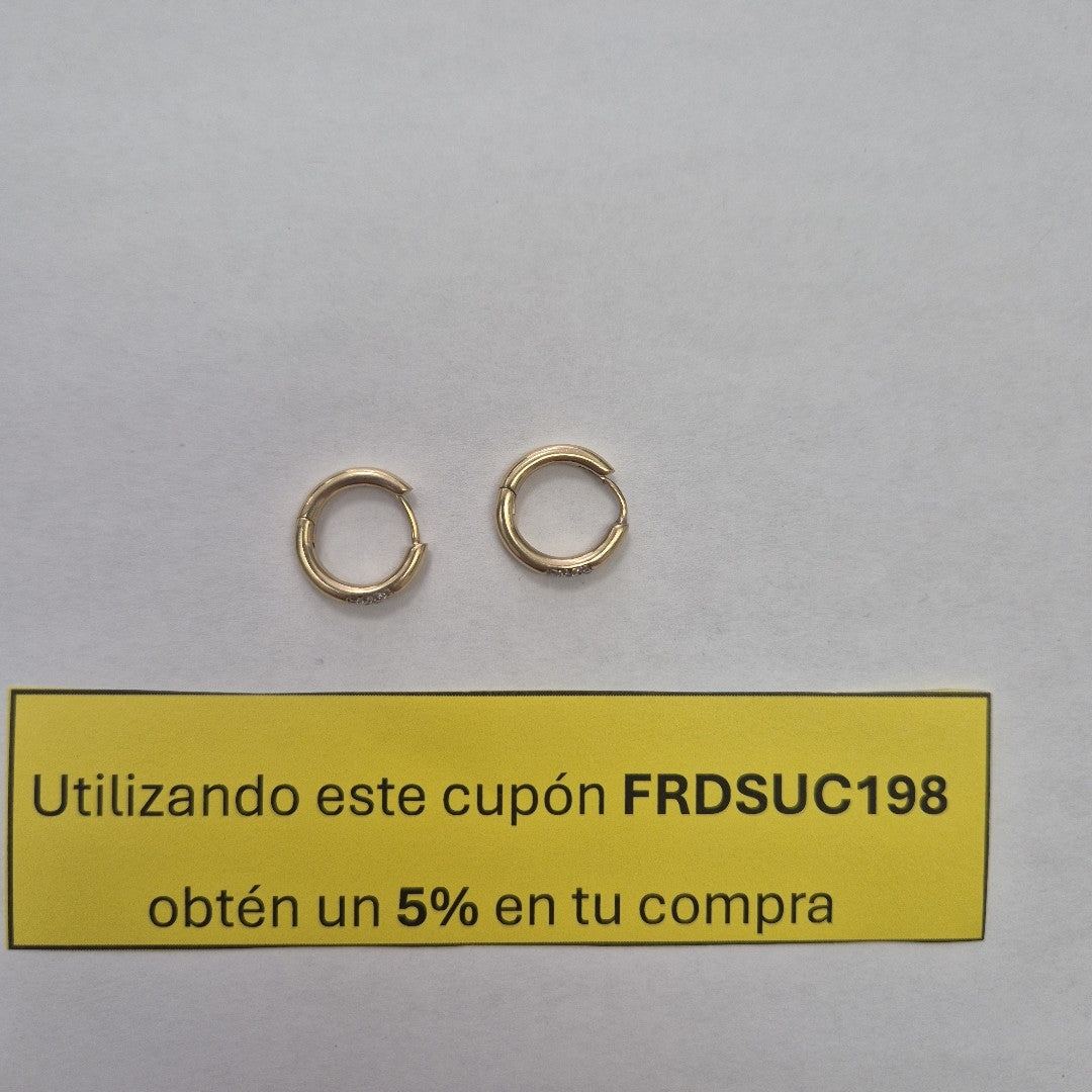 ARRACADAS PAR ORO 10 K 4,30 GRMS (SEMINUEVO)