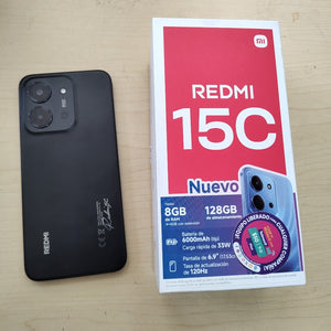 CELULAR XIAOMI REDMI 15C 25078RA3EL (2025) 128 GB 4 GB RAM (SEMINUEVO)