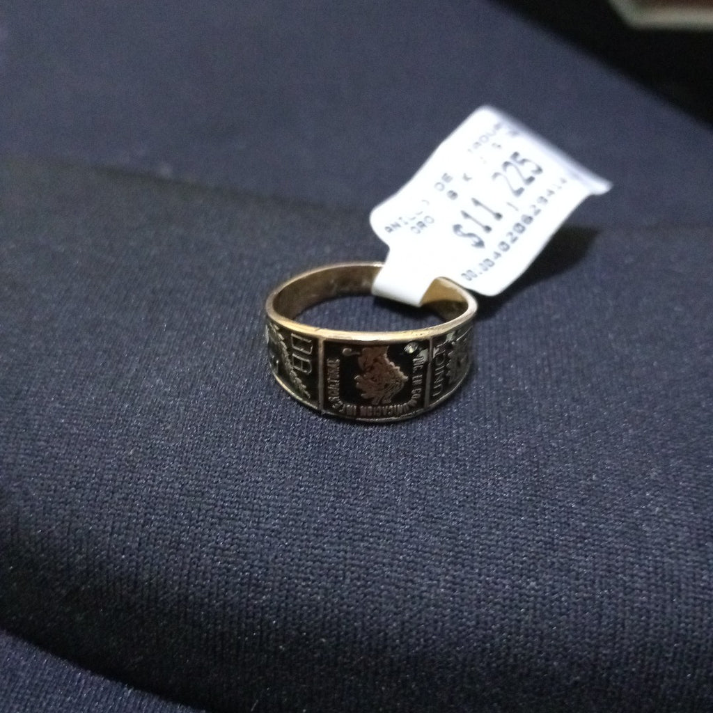ANILLO DE GRADUACIÓN ORO 8 K 2.5 GRMS (SEMINUEVO)