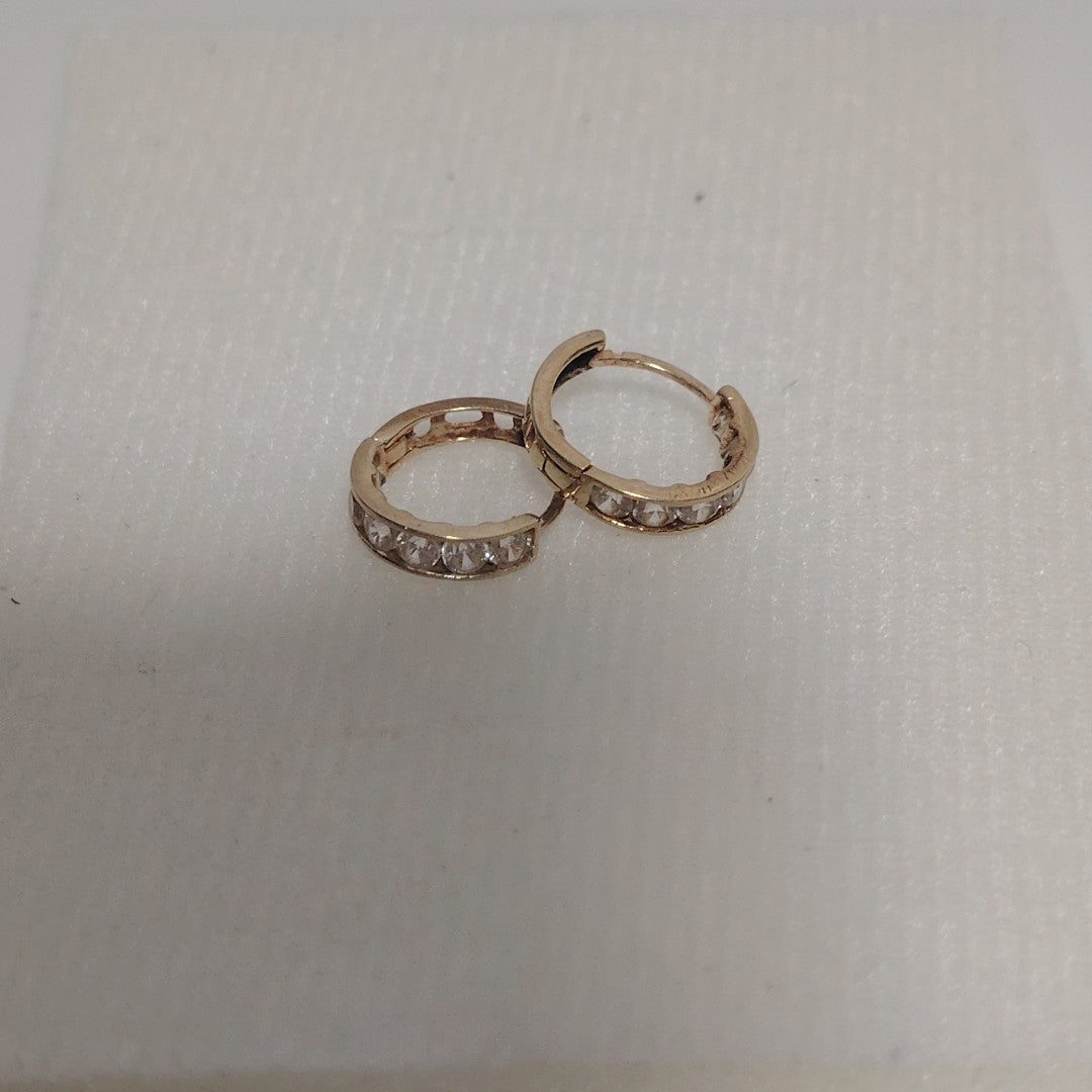 ARRACADAS PAR ORO 14 K 1,00 GRMS (SEMINUEVO)