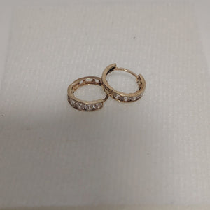 ARRACADAS PAR ORO 14 K 1,00 GRMS (SEMINUEVO)