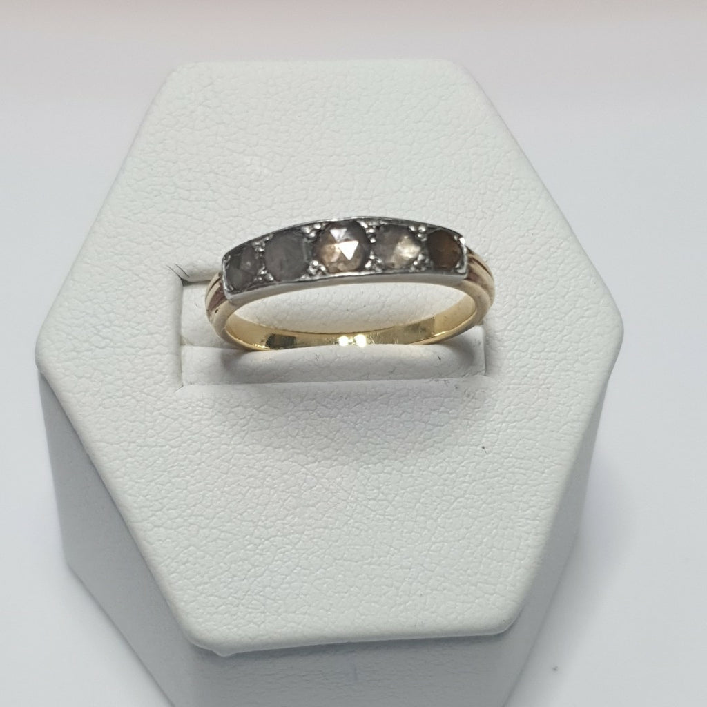 ANILLITO ORO COMBINADO 18 K 3,40 GRMS (SEMINUEVO)