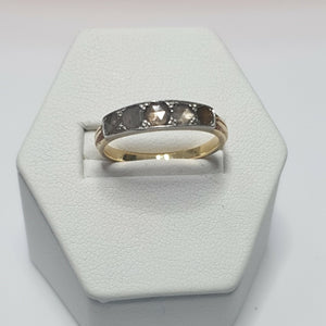 ANILLITO ORO COMBINADO 18 K 3,40 GRMS (SEMINUEVO)