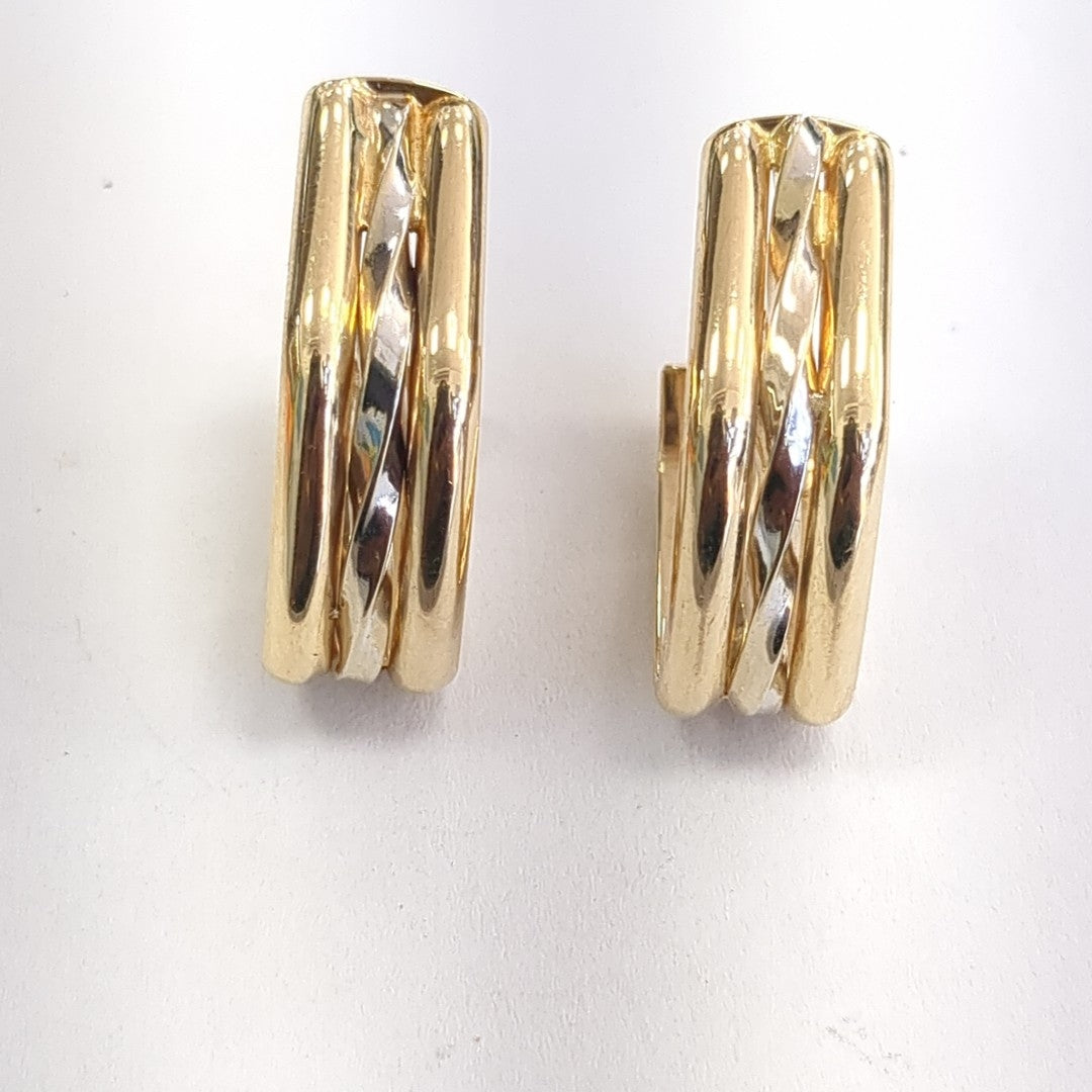 ARRACADAS PAR ORO 14 K 6.4 GRMS (SEMINUEVO)