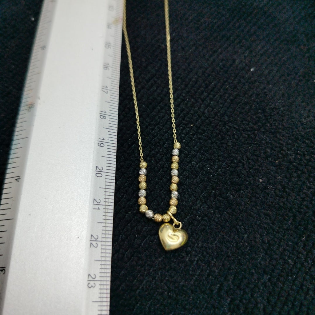 COLLAR ORO COMBINADO 10 K 2,10 GRMS (SEMINUEVO)