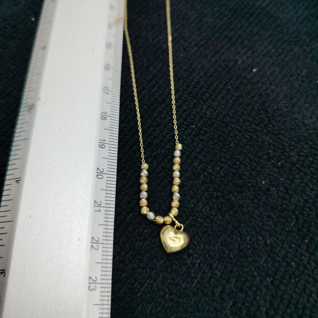 COLLAR ORO COMBINADO 10 K 2,10 GRMS (SEMINUEVO)