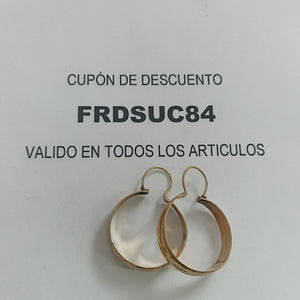 ARRACADAS PAR ORO 8 K 4.4 GRMS (SEMINUEVO)