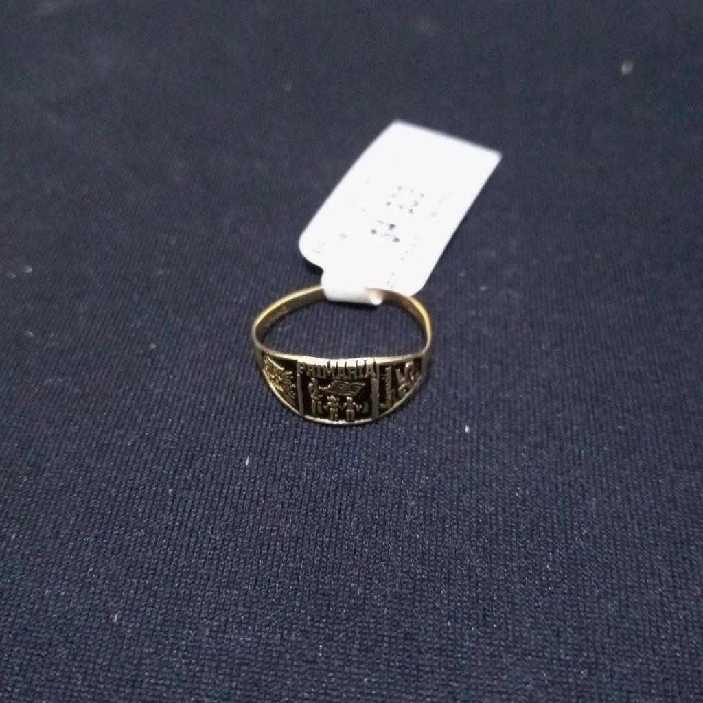 ANILLO DE GRADUACIÓN ORO 8 K 1.1 GRMS (SEMINUEVO)