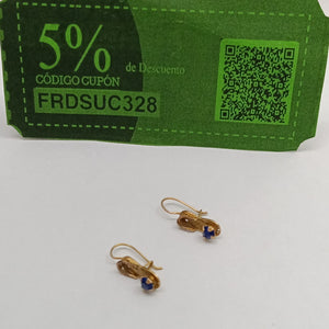 ARETES PAR ORO 10 K 2,00 GRMS (SEMINUEVO)