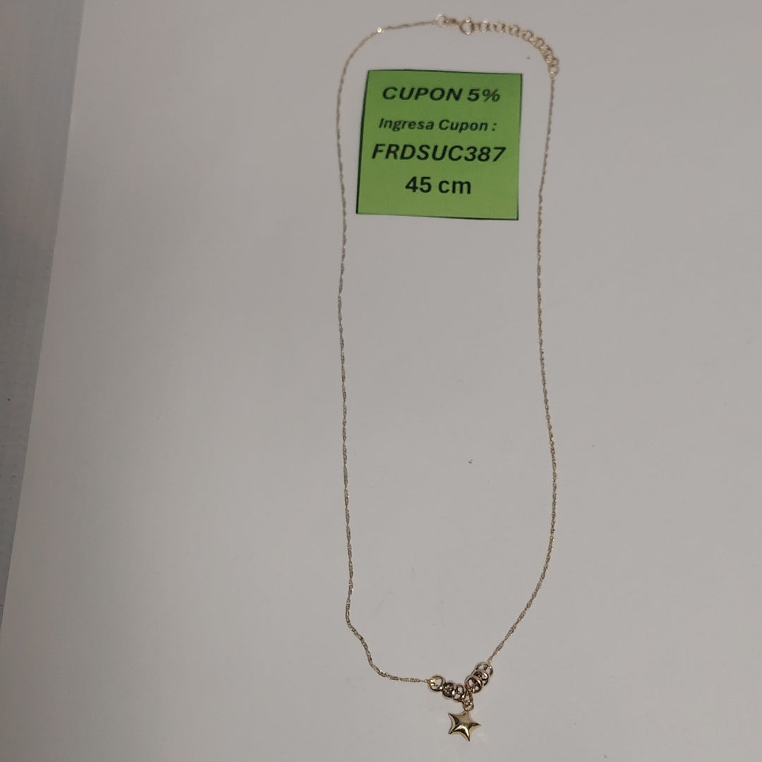 GARGANTILLA ORO 14 K 1,60 GRMS (SEMINUEVO)