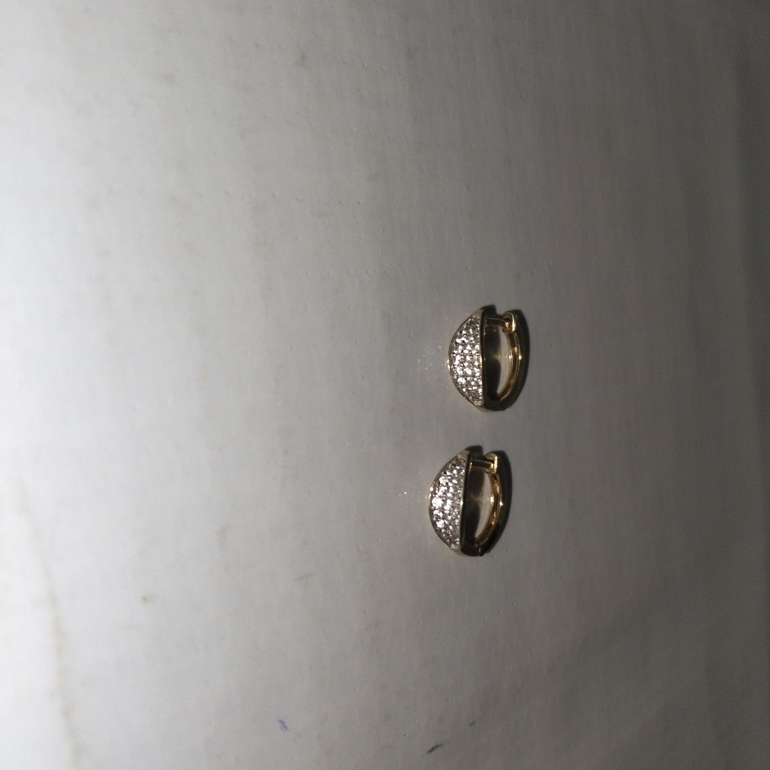 ARRACADAS PAR ORO 14 K 1.6 GRMS (SEMINUEVO)