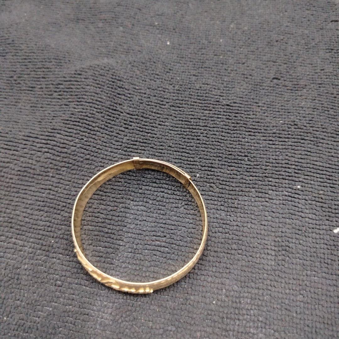 PULSERA RIGIDA ORO 10 K 10,70 GRMS (SEMINUEVO)