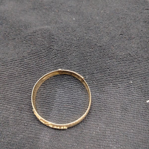 PULSERA RIGIDA ORO 10 K 10,70 GRMS (SEMINUEVO)