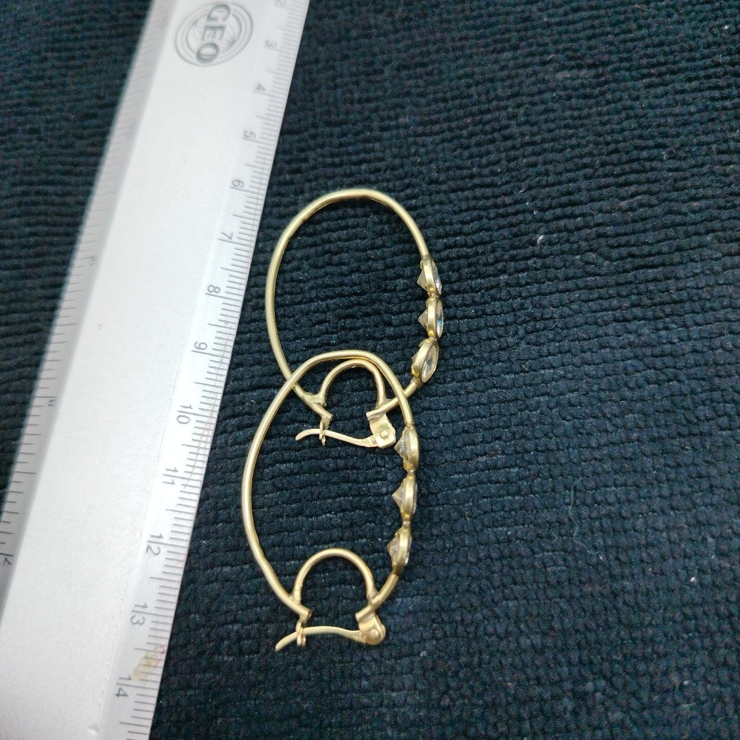 ARRACADAS PAR ORO 10 K 5,00 GRMS (SEMINUEVO)