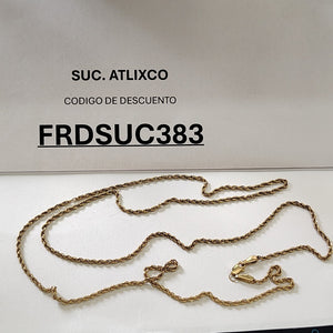 CADENA ORO 14 K 4.9 GRMS (SEMINUEVO)