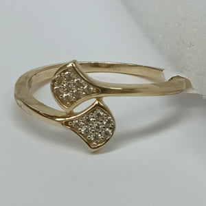 ANILLOS DAMA ORO 14K 2 (NUEVO)