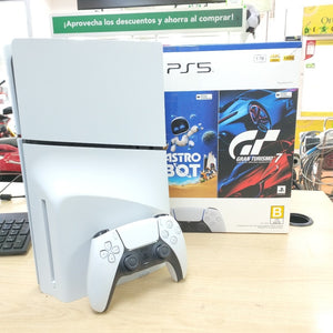 CONSOLA DE VIDEOJUEGO SONY PS5 SLIM 1 TB SSD (SEMINUEVO)