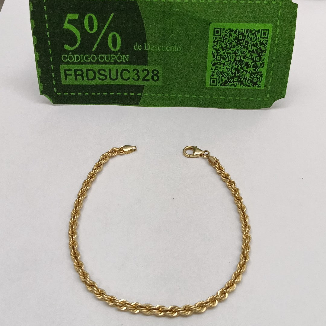 PULSERA ORO 14 K 3.8 GRMS (SEMINUEVO)