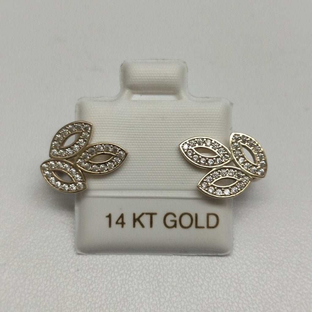 BROQUELES ORO 14K 2.4 (NUEVO)