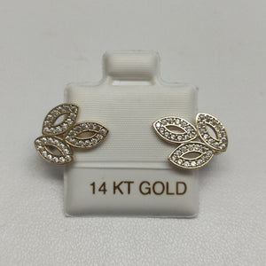 BROQUELES ORO 14K 2.4 (NUEVO)