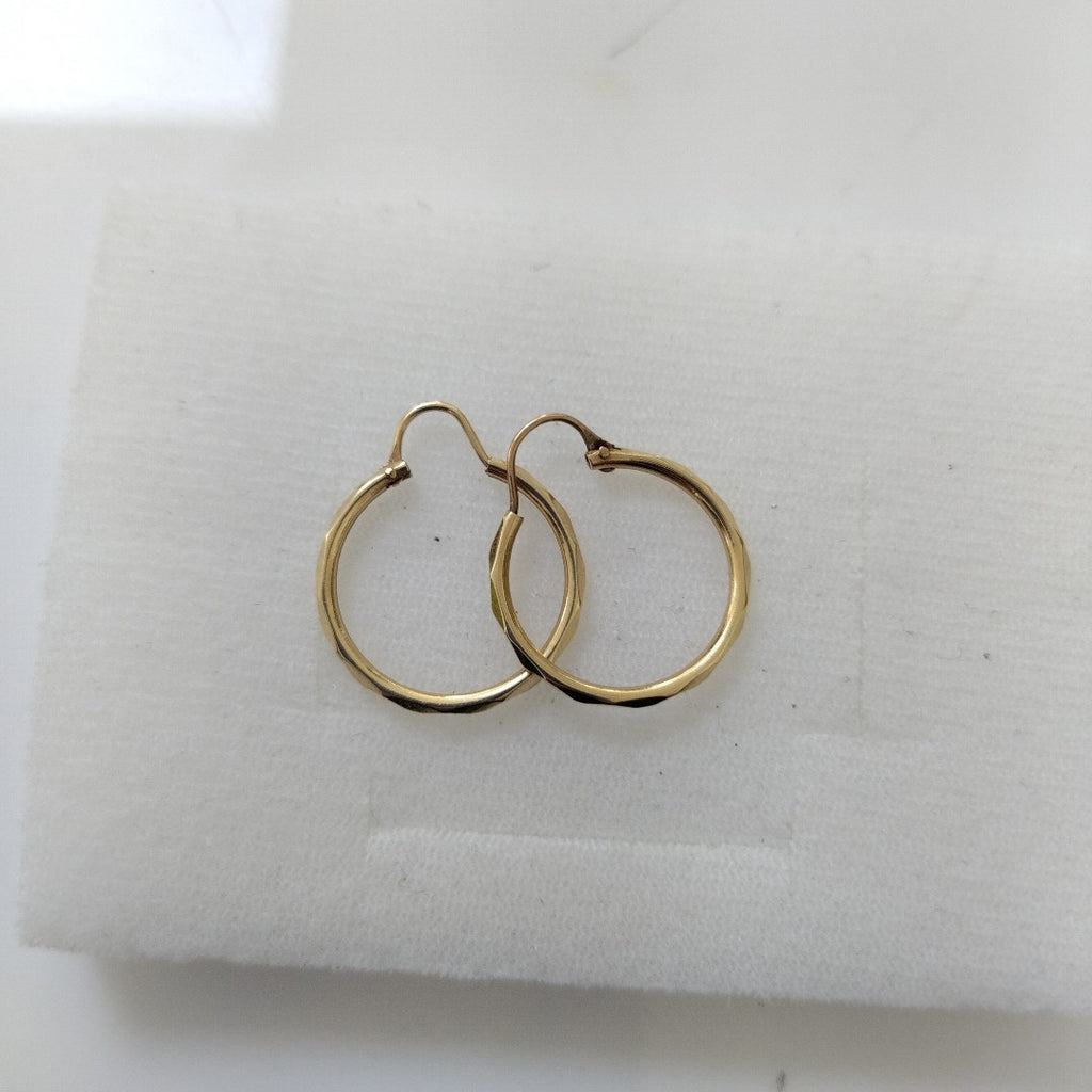 ARRACADAS PAR ORO 14 K 1.4 GRMS (SEMINUEVO)