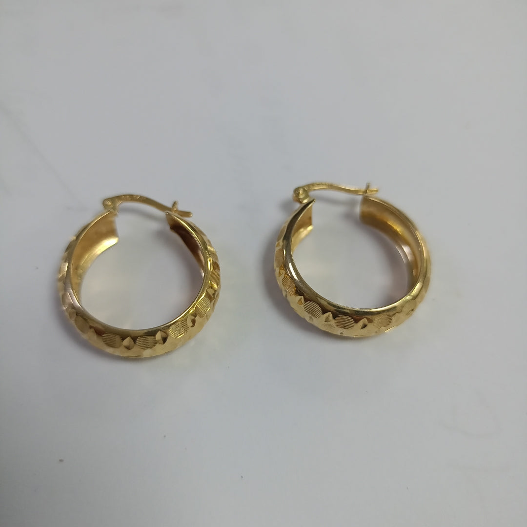 ARRACADAS PAR ORO 14 K 3 GRMS (SEMINUEVO)