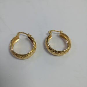 ARRACADAS PAR ORO 14 K 3 GRMS (SEMINUEVO)