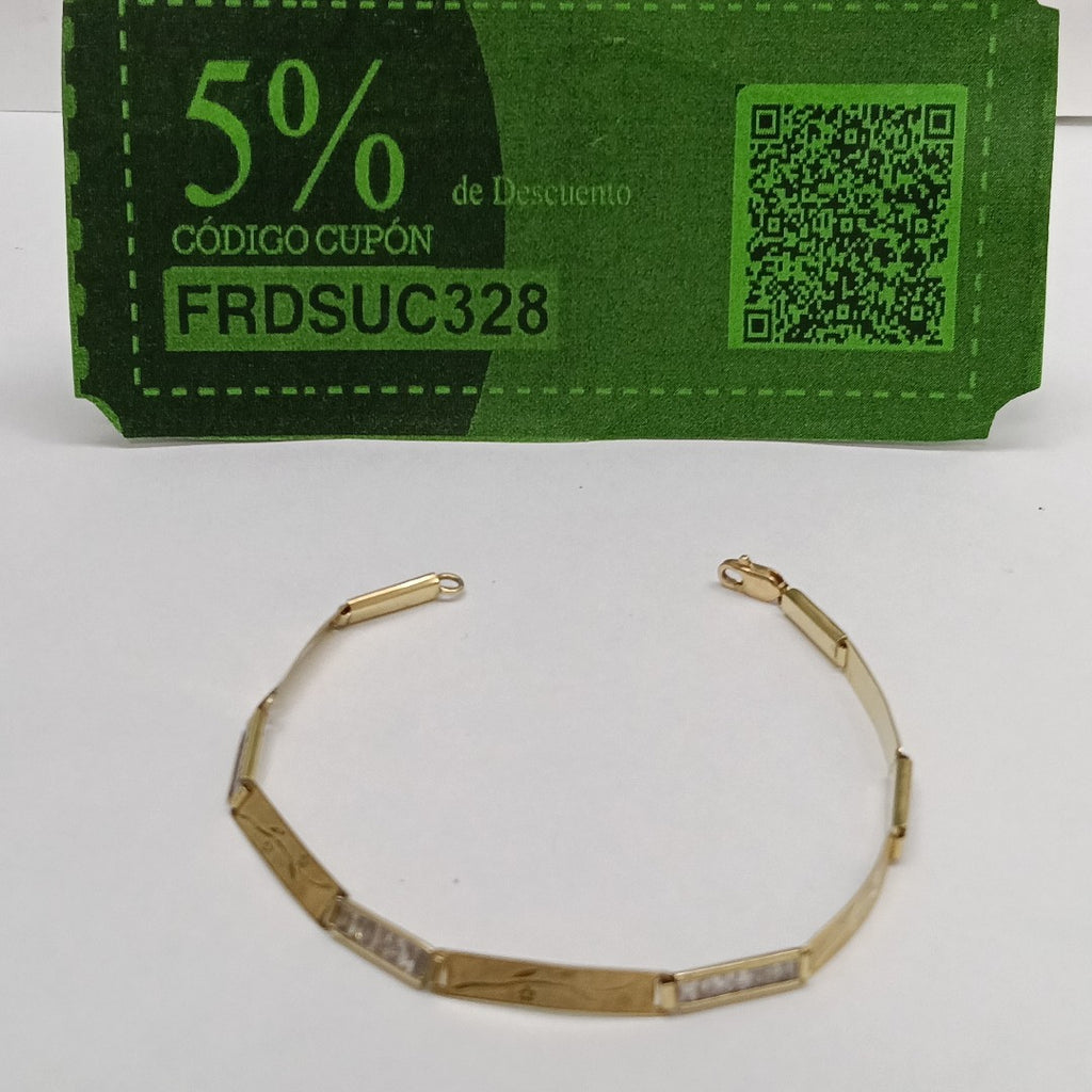 PULSERA ORO 14 K 3.6 GRMS (SEMINUEVO)