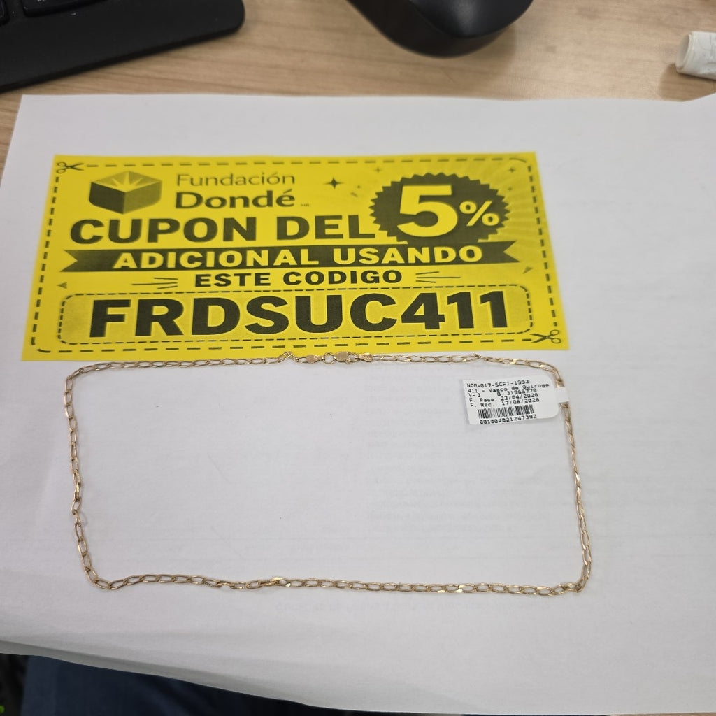 CADENA ORO 10 K 3,60 GRMS (SEMINUEVO)