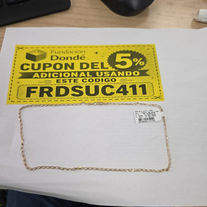 CADENA ORO 10 K 3,60 GRMS (SEMINUEVO)