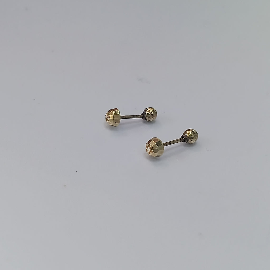 BROQUELES PAR ORO 14 K 0,20 GRMS (SEMINUEVO)