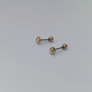 BROQUELES PAR ORO 14 K 0,20 GRMS (SEMINUEVO)