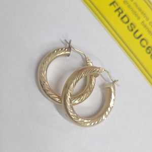 ARRACADAS PAR ORO 10 K 3,50 GRMS (SEMINUEVO)
