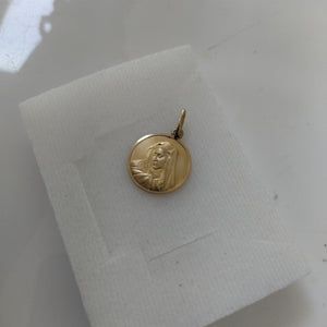 DIJE, MEDALLA RELIGIOSA ORO 18 K 3.6 GRMS (SEMINUEVO)