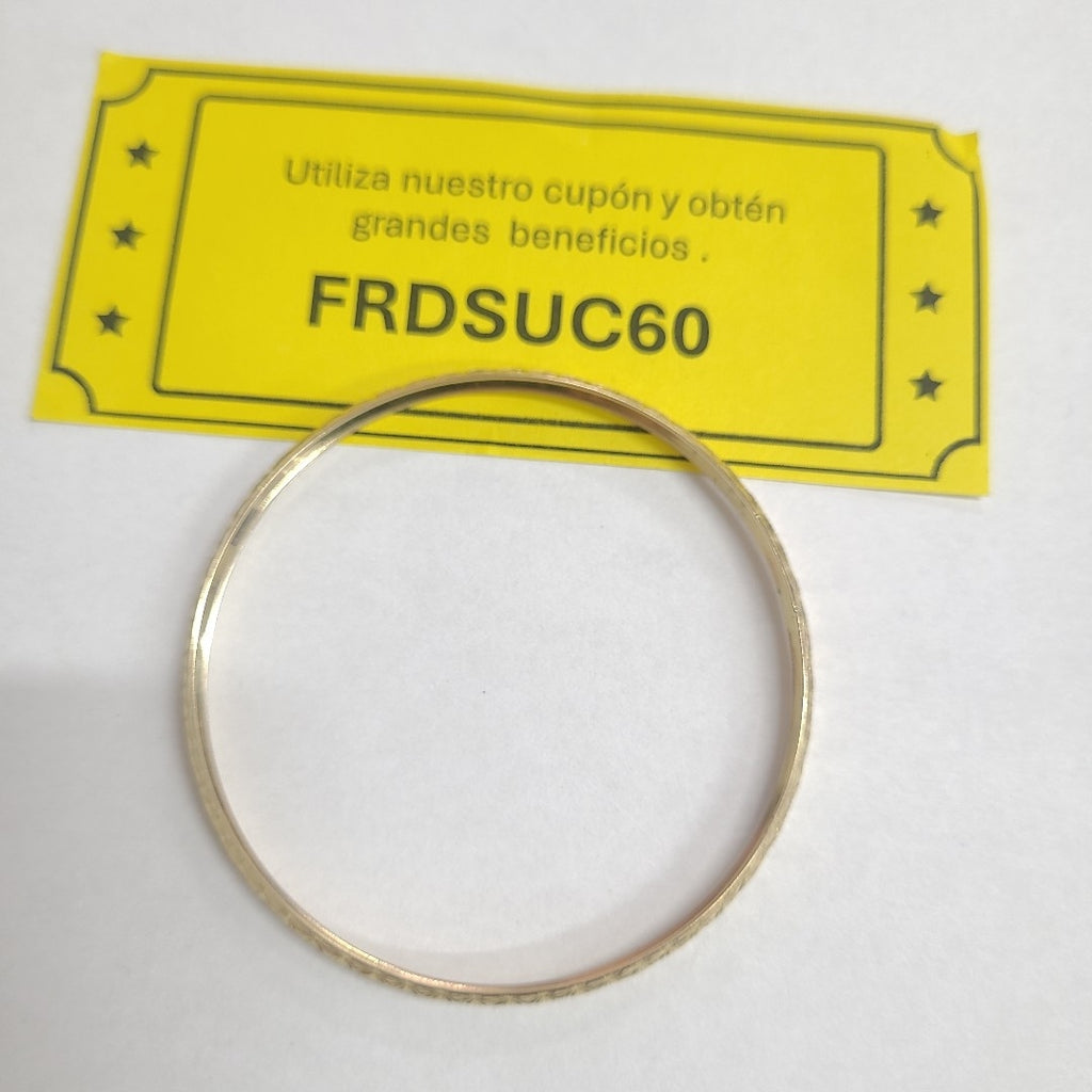 PULSERA RIGIDA ORO 10 K 3,90 GRMS (SEMINUEVO)