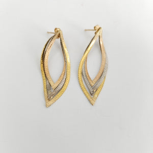 ARETES PAR ORO 14 K 3 GRMS (SEMINUEVO)