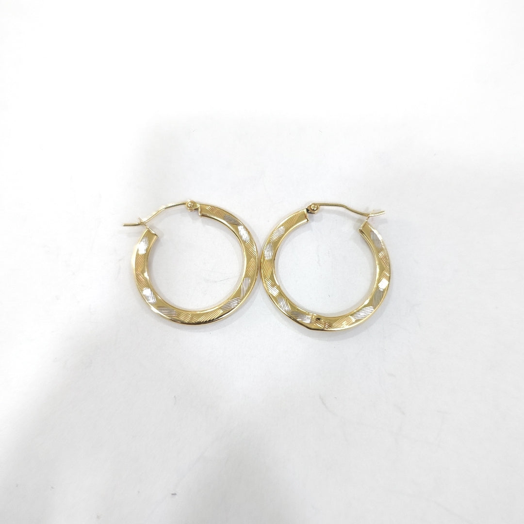 ARRACADAS PAR ORO 14 K 1.4 GRMS (SEMINUEVO)