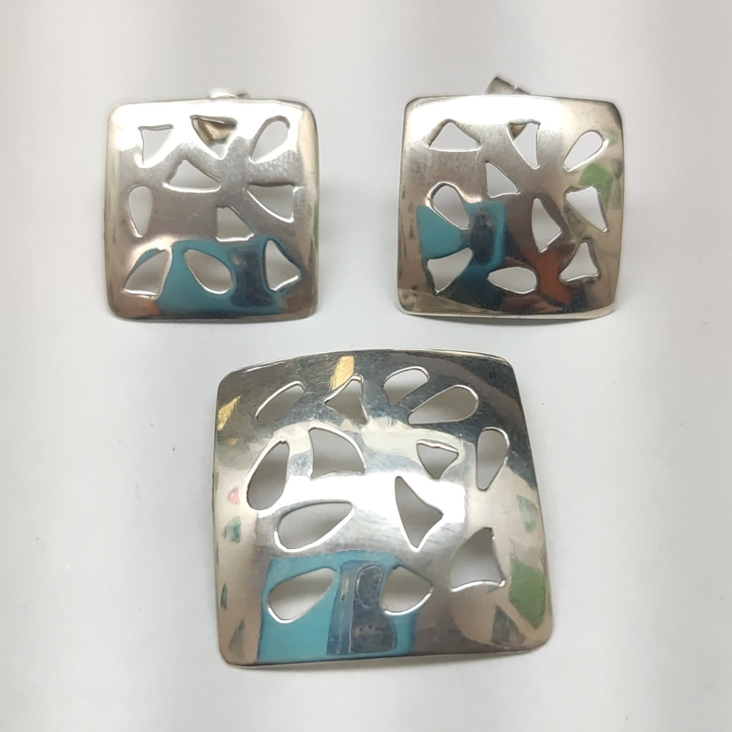 BROQUELES PAR,DIJE PLATA 4,10 GRMS (SEMINUEVO)