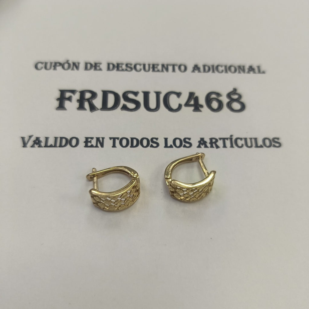 ARRACADAS PAR ORO 10 K 2.2 GRMS (SEMINUEVO)