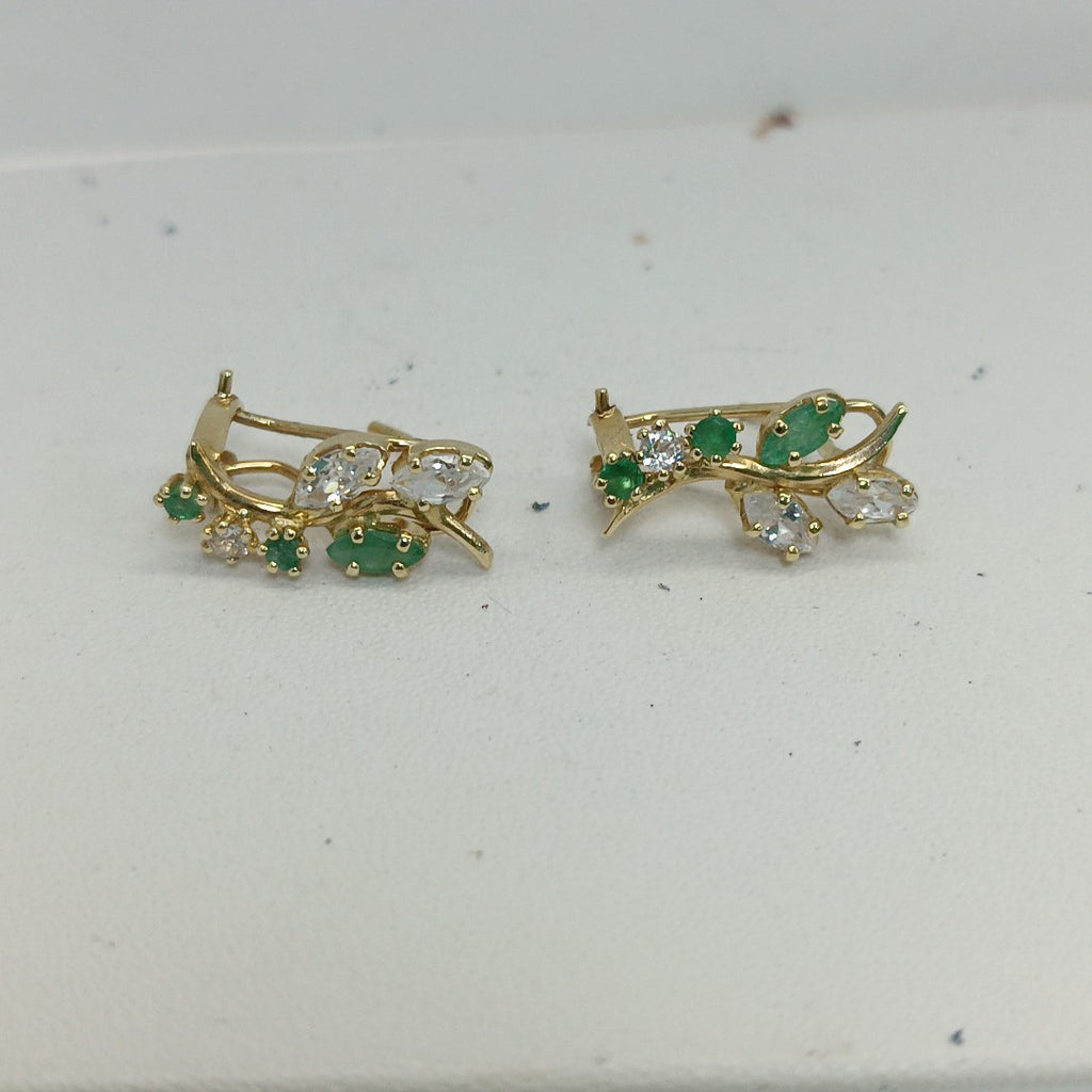 ARETES PAR ORO 14 K 2,50 GRMS (SEMINUEVO)