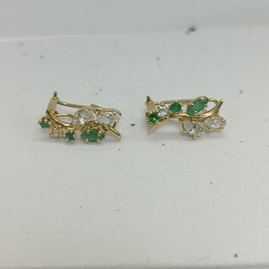 ARETES PAR ORO 14 K 2,50 GRMS (SEMINUEVO)