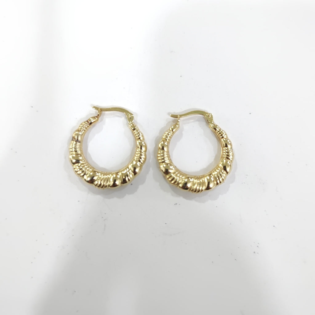 ARRACADAS PAR ORO 14 K 1.9 GRMS (SEMINUEVO)