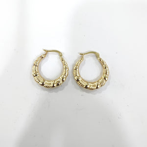 ARRACADAS PAR ORO 14 K 1.9 GRMS (SEMINUEVO)