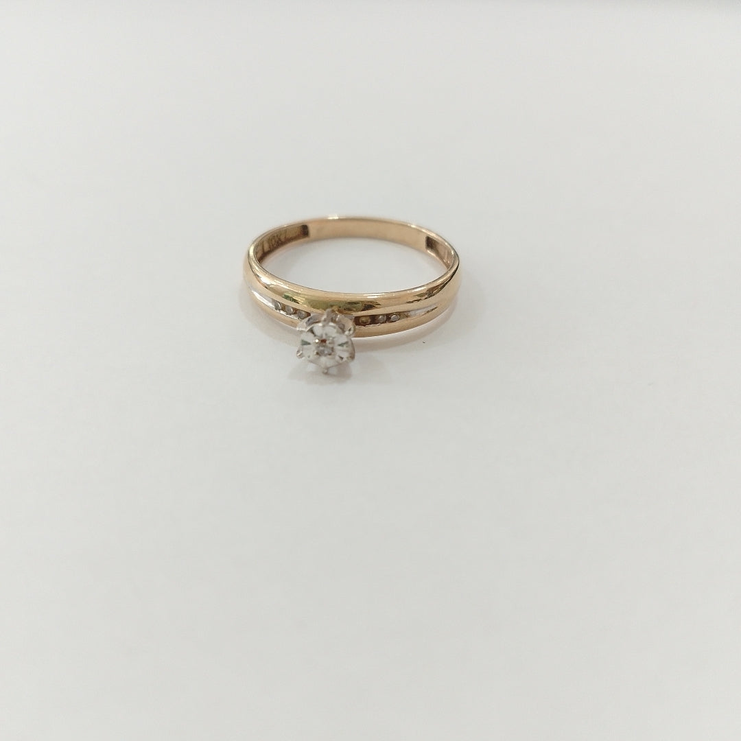 ANILLO ORO 10 K 1,60 GRMS (SEMINUEVO)