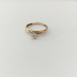 ANILLO ORO 10 K 1,60 GRMS (SEMINUEVO)
