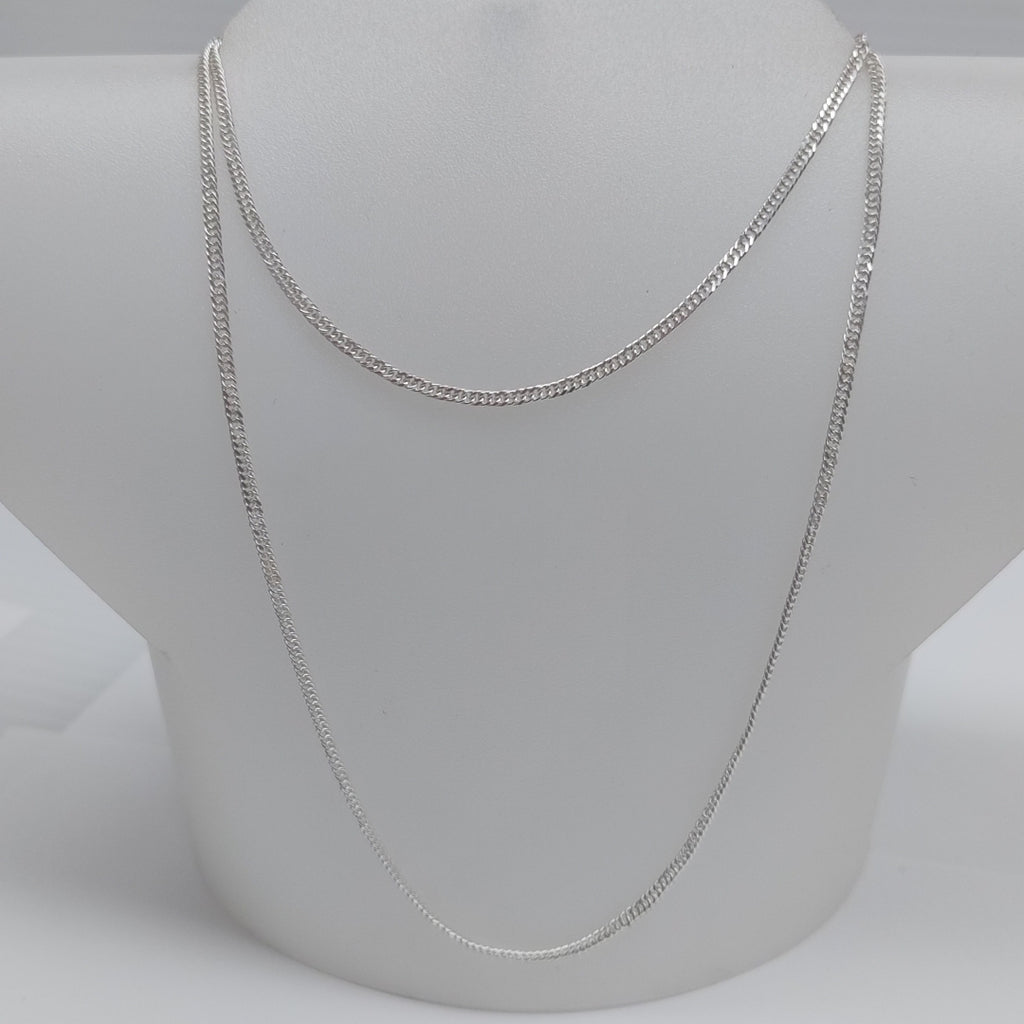 CADENA BARBADA PLATA .925 60 CM 4.92 GR (NUEVO)