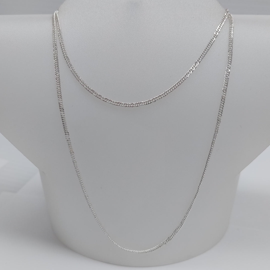 CADENA BARBADA PLATA .925 60 CM 4.92 GR (NUEVO)