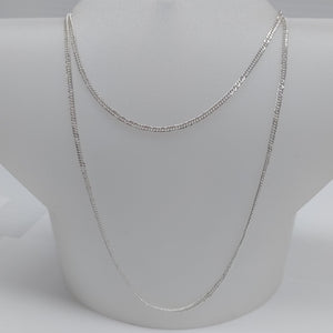 CADENA BARBADA PLATA .925 60 CM 4.92 GR (NUEVO)