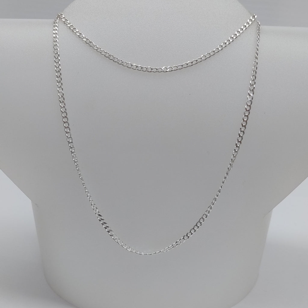 CADENA BARBADA PLATA .925 50 CM 4.72 GR (NUEVO)